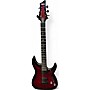Used Schecter Guitar Research OMEN ELITE Black Cherry Burst Solid Body Electric Guitar Black Cherry Burst