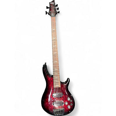 Used Schecter Guitar Research OMEN ELITE Black Cherry Electric Bass Guitar