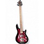 Used Schecter Guitar Research OMEN ELITE Black Cherry Electric Bass Guitar Black Cherry