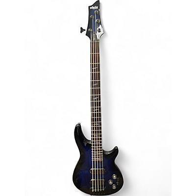 Used Schecter Guitar Research OMEN ELITE Blue Electric Bass Guitar