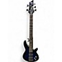 Used Schecter Guitar Research OMEN ELITE Blue Electric Bass Guitar Blue