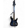 Used Schecter Guitar Research OMEN  ELITE Blue Solid Body Electric Guitar Blue