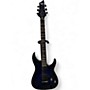 Used Schecter Guitar Research OMEN ELITE FR Blue Burst Solid Body Electric Guitar Blue Burst