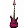 Used Schecter Guitar Research OMEN ELITE Pink Solid Body Electric Guitar Pink