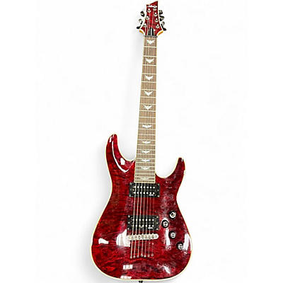Used Schecter Guitar Research OMEN EXTREME 7 RED Solid Body Electric Guitar