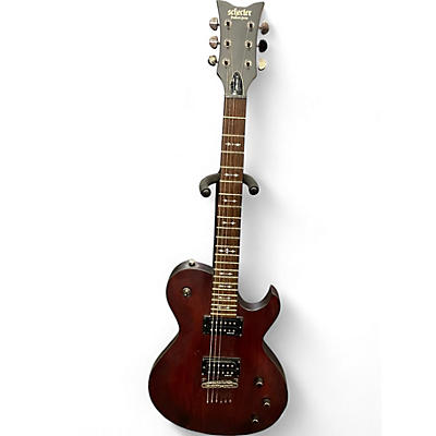 Schecter Guitar Research Used Schecter Guitar Research OMEN SOLO 6 matte red Solid Body Electric Guitar