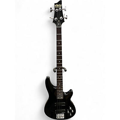 Used Schecter Guitar Research Omen 4 String Black Electric Bass Guitar