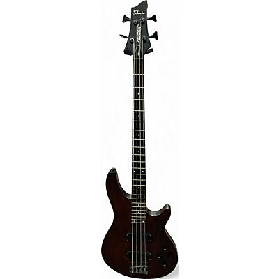 Used Schecter Guitar Research Omen 4 String TRANS MAHOGANY Electric Bass Guitar