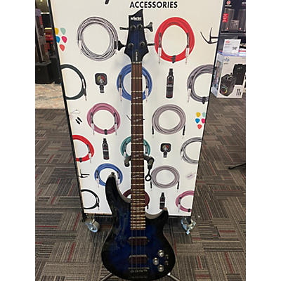 Schecter Guitar Research Used Schecter Guitar Research Omen 4 String Trans Blue Electric Bass Guitar