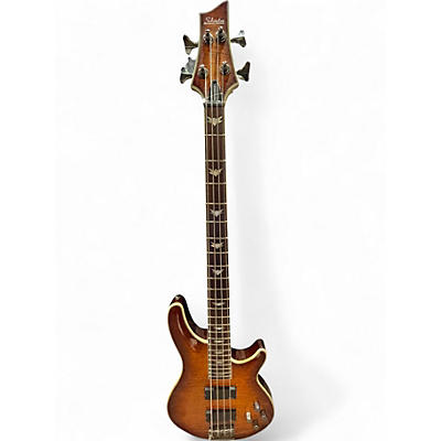 Used Schecter Guitar Research Omen 4 String violin burst Electric Bass Guitar