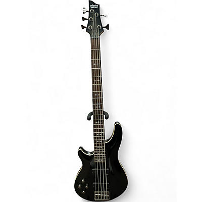 Used Schecter Guitar Research Omen 5 String Black Electric Bass Guitar