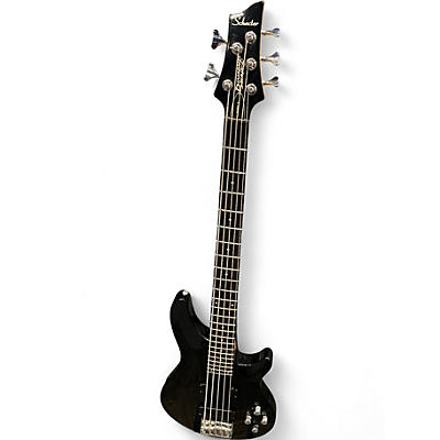 Used Schecter Guitar Research Omen 5 String Black Electric Bass Guitar