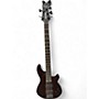 Used Schecter Guitar Research Omen 5 String Walnut Electric Bass Guitar Walnut