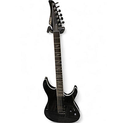 Used Schecter Guitar Research Omen 6 Active Black Solid Body Electric Guitar