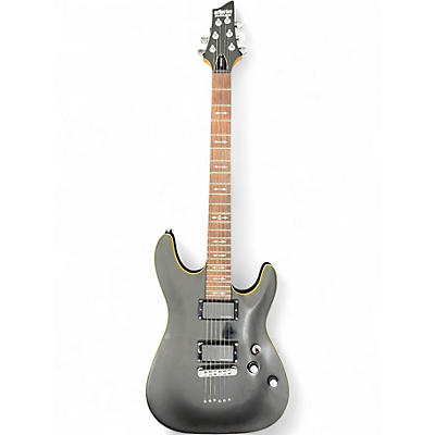 Used Schecter Guitar Research Omen 6 Active Satin Black Solid Body Electric Guitar