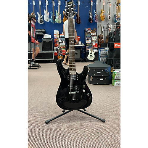 Schecter Guitar Research Used Schecter Guitar Research Omen 6 Black Solid Body Electric Guitar Black