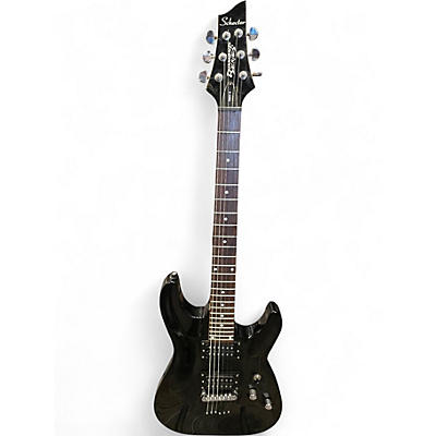 Used Schecter Guitar Research Omen 6 Black Solid Body Electric Guitar