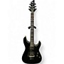Used Schecter Guitar Research Omen 6 Black Solid Body Electric Guitar Black