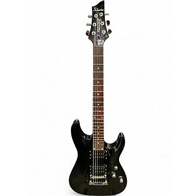 Used Schecter Guitar Research Omen 6 Black Solid Body Electric Guitar