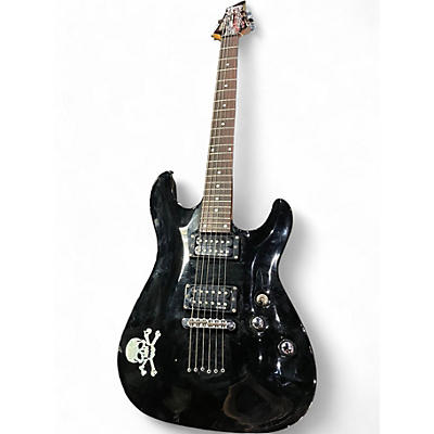 Used Schecter Guitar Research Omen 6 Black Solid Body Electric Guitar