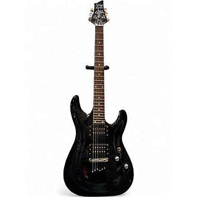 Used Schecter Guitar Research Omen 6 Black Solid Body Electric Guitar