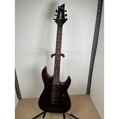 Schecter Guitar Research Used Schecter Guitar Research Omen 6 Brown Solid Body Electric Guitar