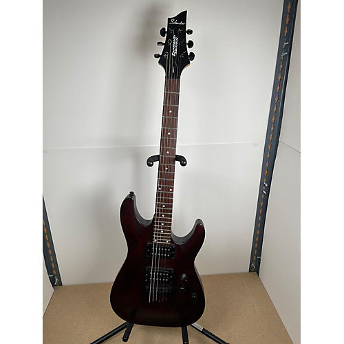 Schecter Guitar Research Used Schecter Guitar Research Omen 6 Brown Solid Body Electric Guitar Brown