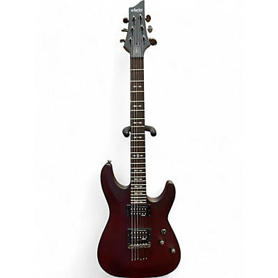 Schecter Guitar Research Used Schecter Guitar Research Omen 6 Burgundy Solid Body Electric Guitar