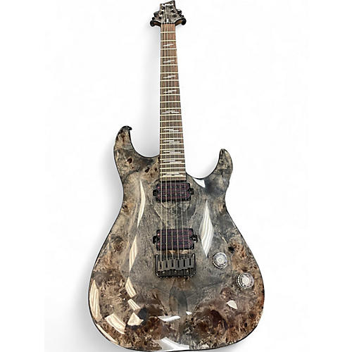 Used Schecter Guitar Research Omen 6 Charcoal Solid Body Electric Guitar Charcoal