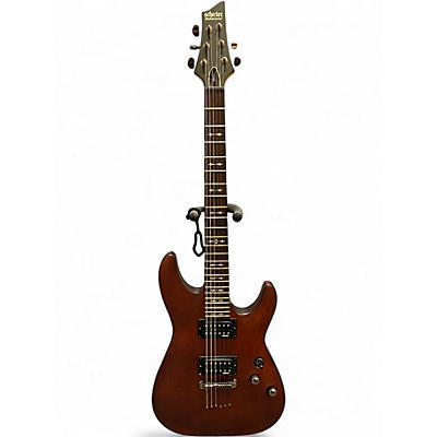 Used Schecter Guitar Research Omen 6 Crimson Red Trans Solid Body Electric Guitar