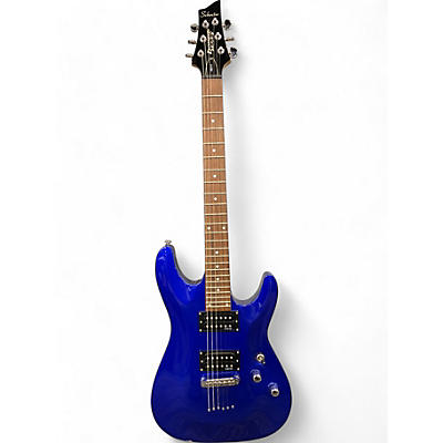 Schecter Guitar Research Used Schecter Guitar Research Omen 6 Electric blue Solid Body Electric Guitar