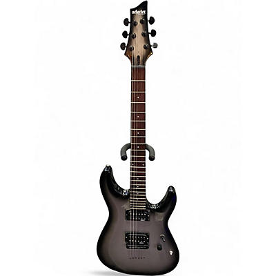 Used Schecter Guitar Research Omen 6 Silverburst Solid Body Electric Guitar