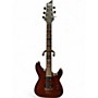 Used Schecter Guitar Research Omen 6 Walnut Satin Solid Body Electric Guitar Walnut Satin