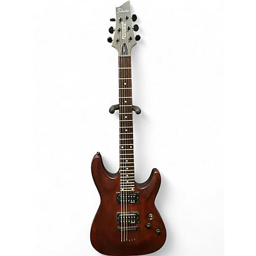 Schecter Guitar Research Used Schecter Guitar Research Omen 6 Walnut Solid Body Electric Guitar Walnut