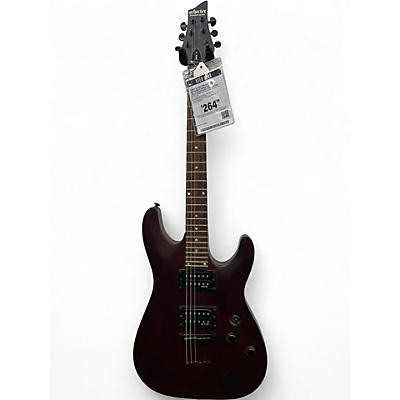 Used Schecter Guitar Research Omen 6 Walnut Solid Body Electric Guitar
