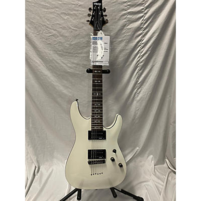 Schecter Guitar Research Used Schecter Guitar Research Omen 6 White Solid Body Electric Guitar