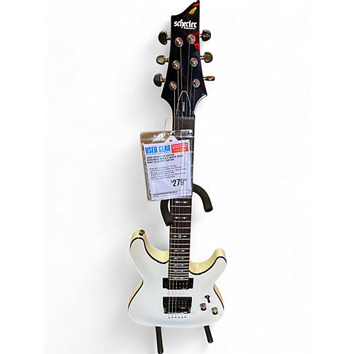 Schecter Guitar Research Used Schecter Guitar Research Omen 6 White Solid Body Electric Guitar White