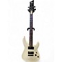 Used Schecter Guitar Research Omen 6 White Solid Body Electric Guitar White