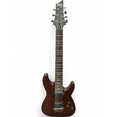 Used Schecter Guitar Research Omen 7 Amber Solid Body Electric Guitar