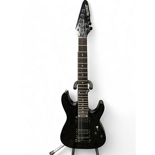 Schecter Guitar Research Used Schecter Guitar Research Omen 7 Black Solid Body Electric Guitar Black