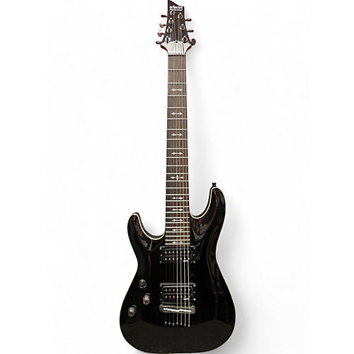 Schecter Guitar Research Used Schecter Guitar Research Omen 7 Black Solid Body Electric Guitar Black