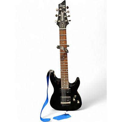 Schecter Guitar Research Used Schecter Guitar Research Omen 7 Black Solid Body Electric Guitar