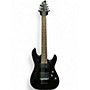 Used Schecter Guitar Research Omen 7 Black Solid Body Electric Guitar Black