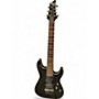 Used Schecter Guitar Research Omen 7 Black Solid Body Electric Guitar Black