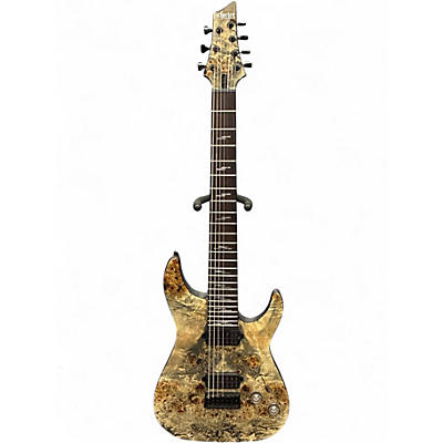 Used Schecter Guitar Research Omen 7 Charcoal Solid Body Electric Guitar