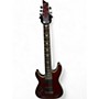 Used Schecter Guitar Research Used Schecter Guitar Research Omen 7 Left Handed Red Solid Body Electric Guitar Red