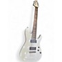 Used Schecter Guitar Research Omen 7 White Solid Body Electric Guitar White