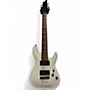Used Schecter Guitar Research Omen 7 White Solid Body Electric Guitar White
