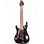 Used Schecter Guitar Research Omen 8 Black Cherry Burst Solid Body Electric Guitar Black Cherry Burst
