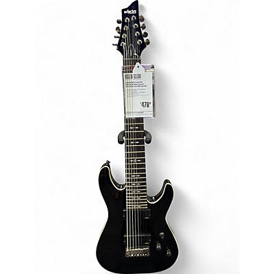 Used Schecter Guitar Research Omen 8 Black Solid Body Electric Guitar